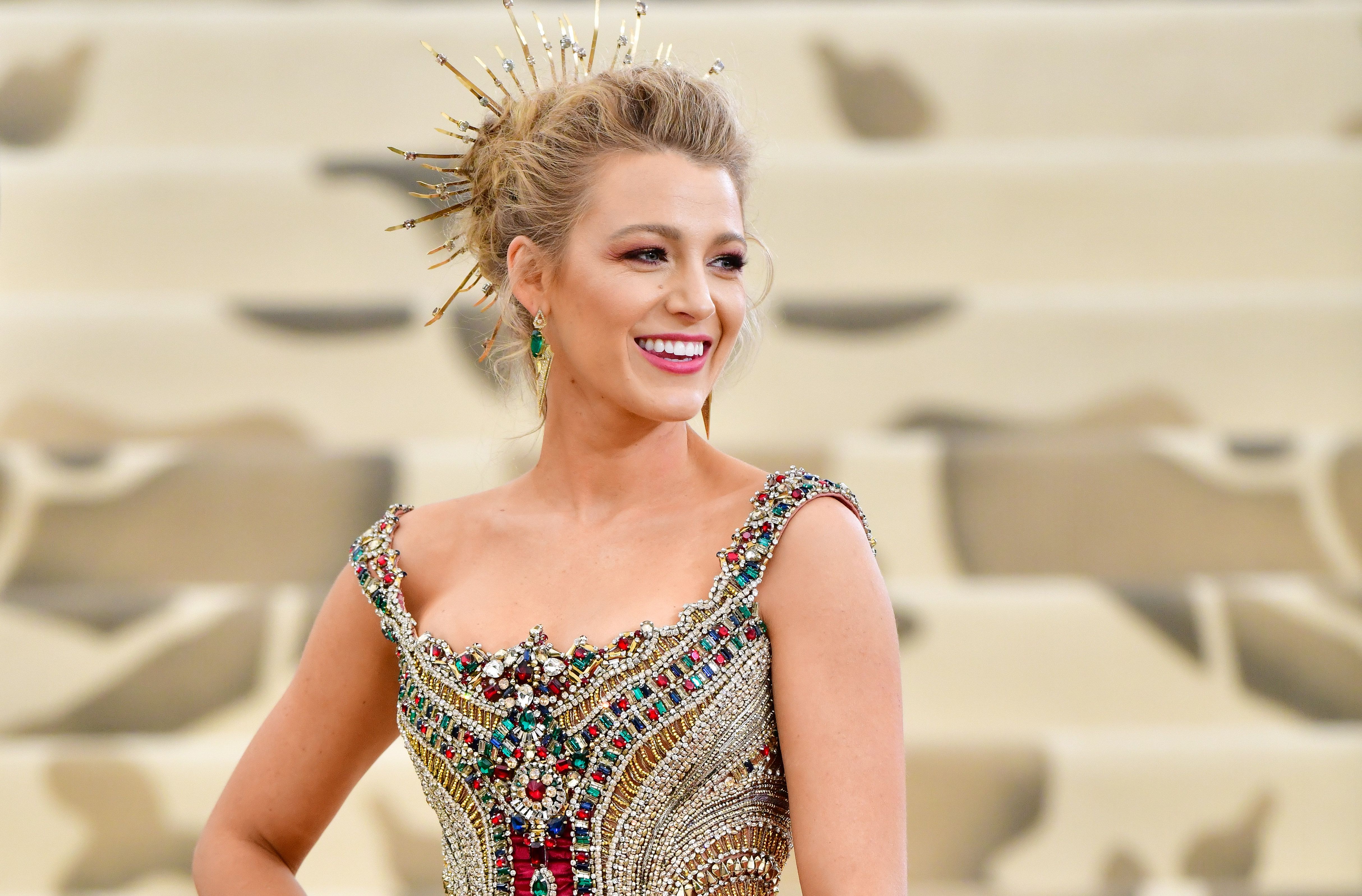 Blake Lively At Met Gala Wallpaper,HD Celebrities Wallpapers,4k