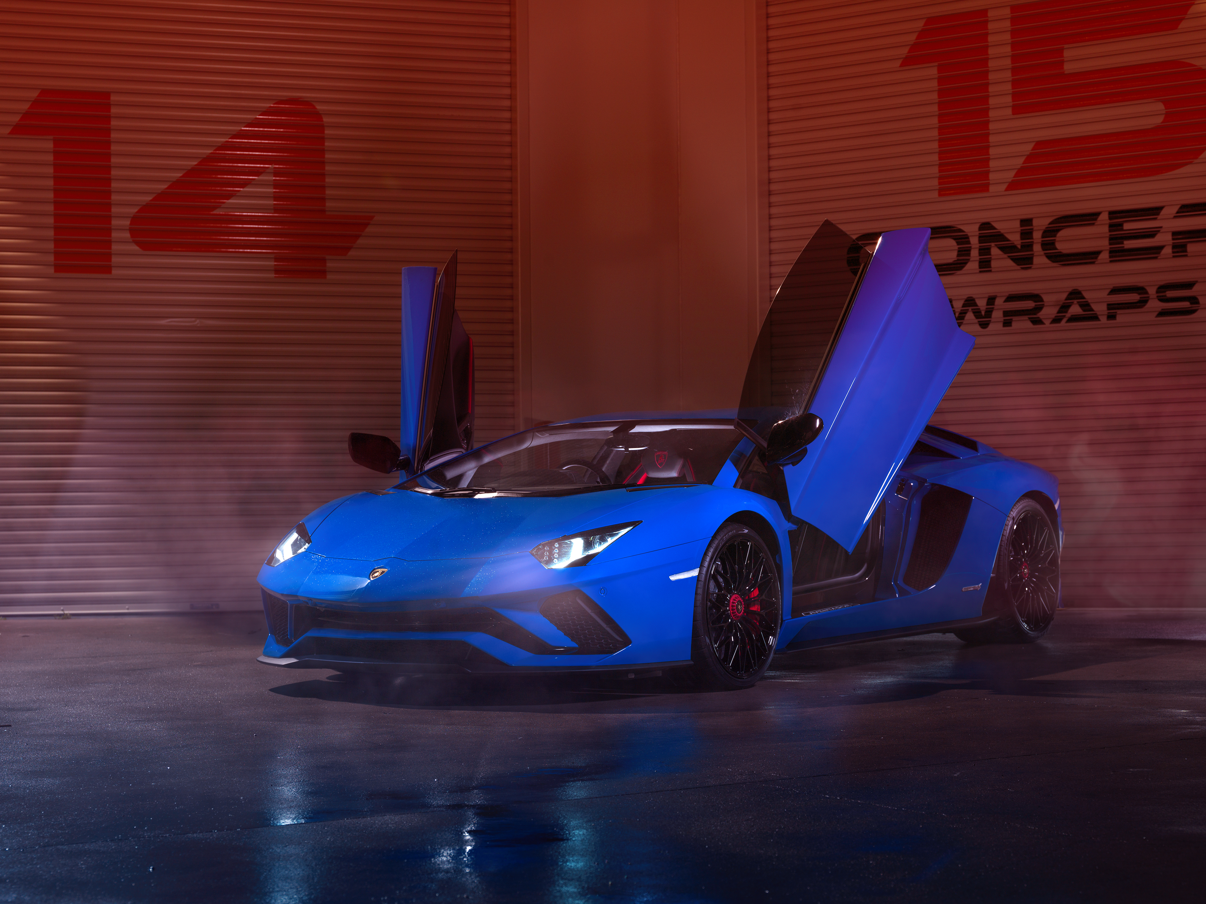 Blue Lamborghini Aventador 4k 2019, HD Cars, 4k Wallpapers, Images