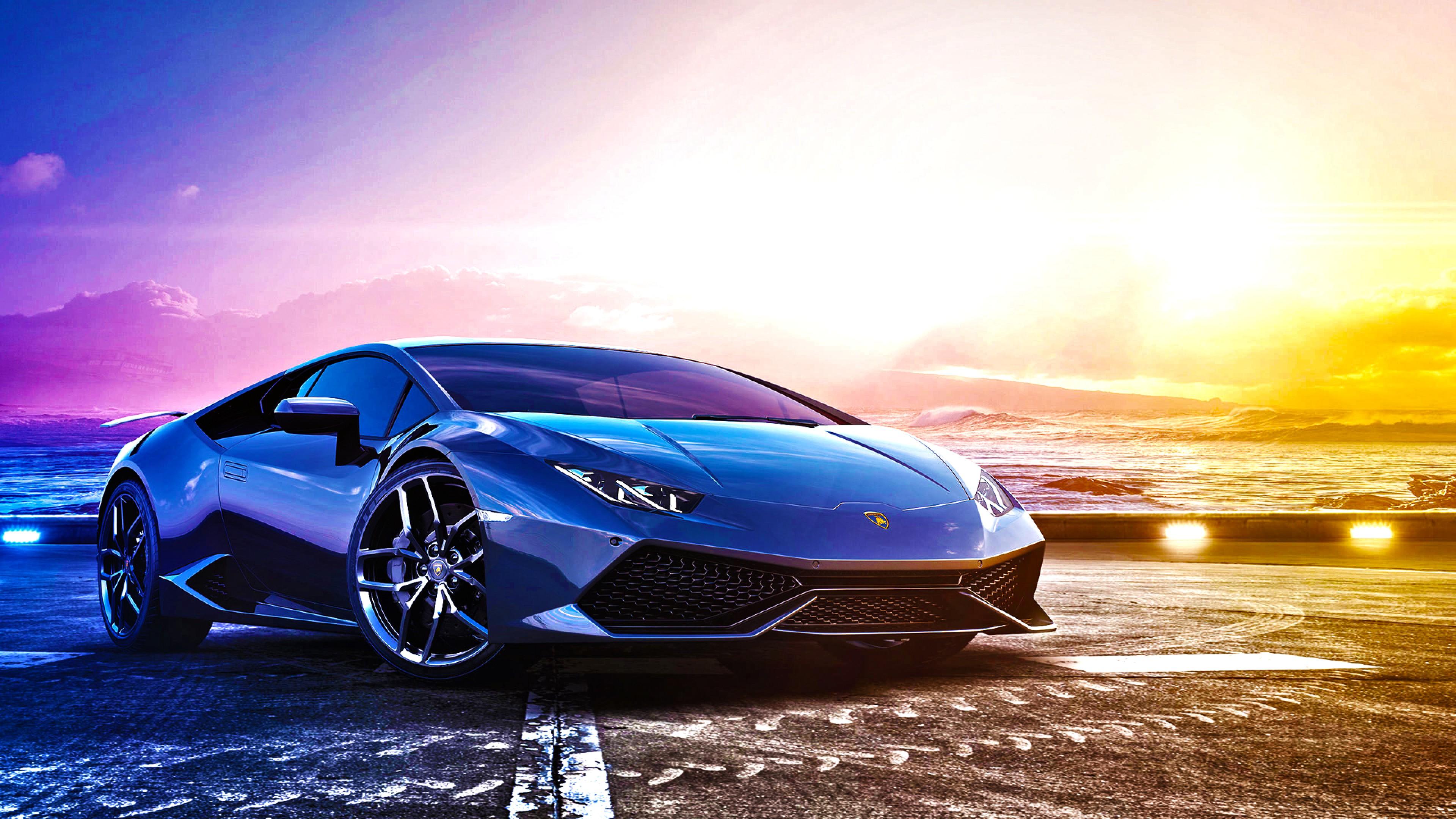 Blue Lamborghini Aventador, HD Cars, 4k Wallpapers, Images, Backgrounds