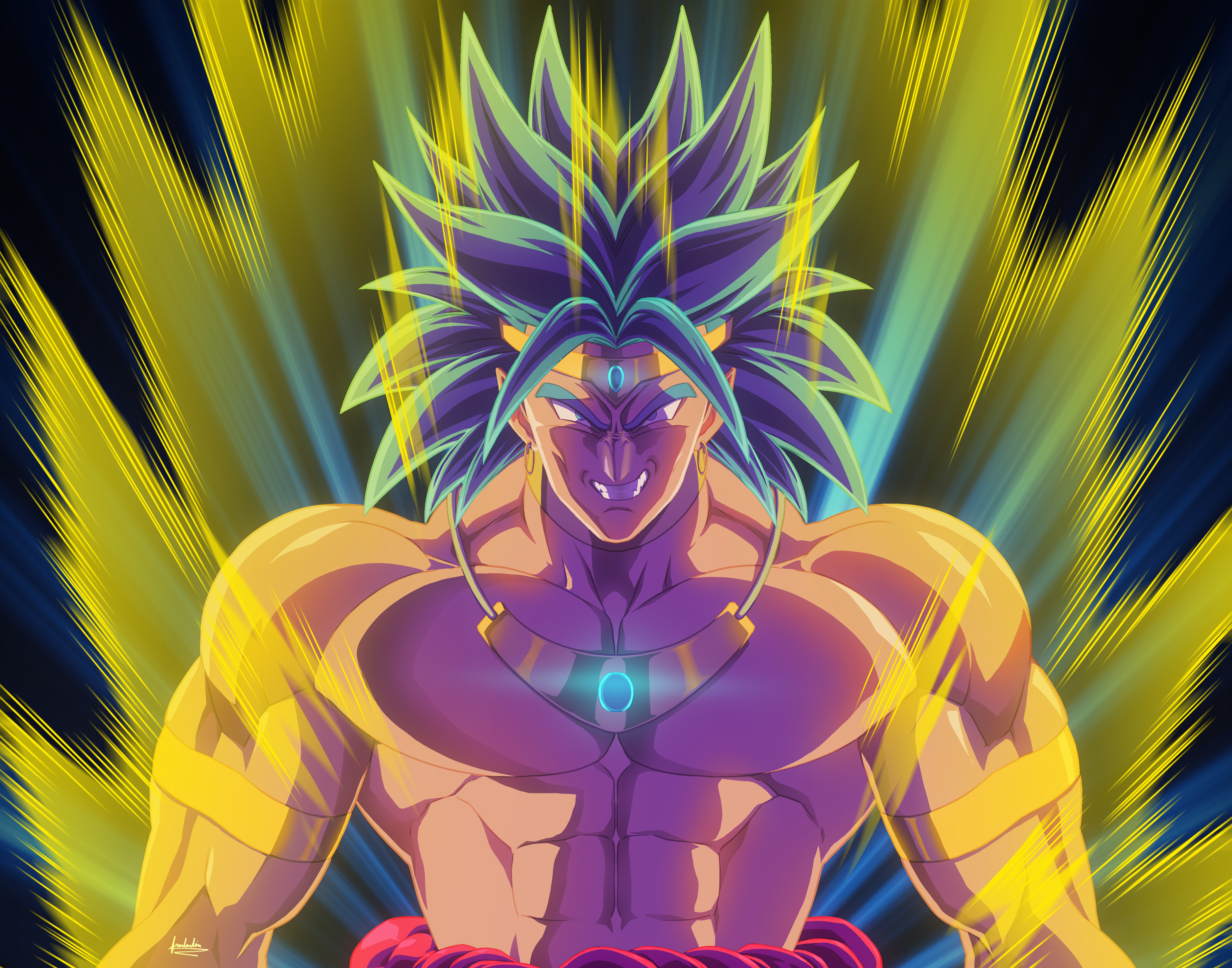 Broly Dragon Ball Z  Anime  Artwork HD Anime  4k Wallpapers 