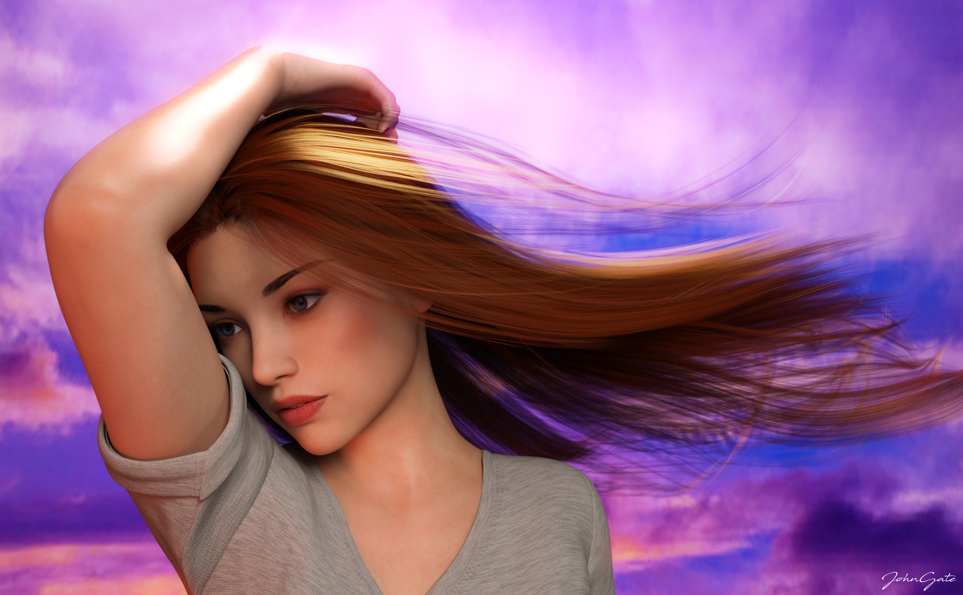 hair art wallpaper