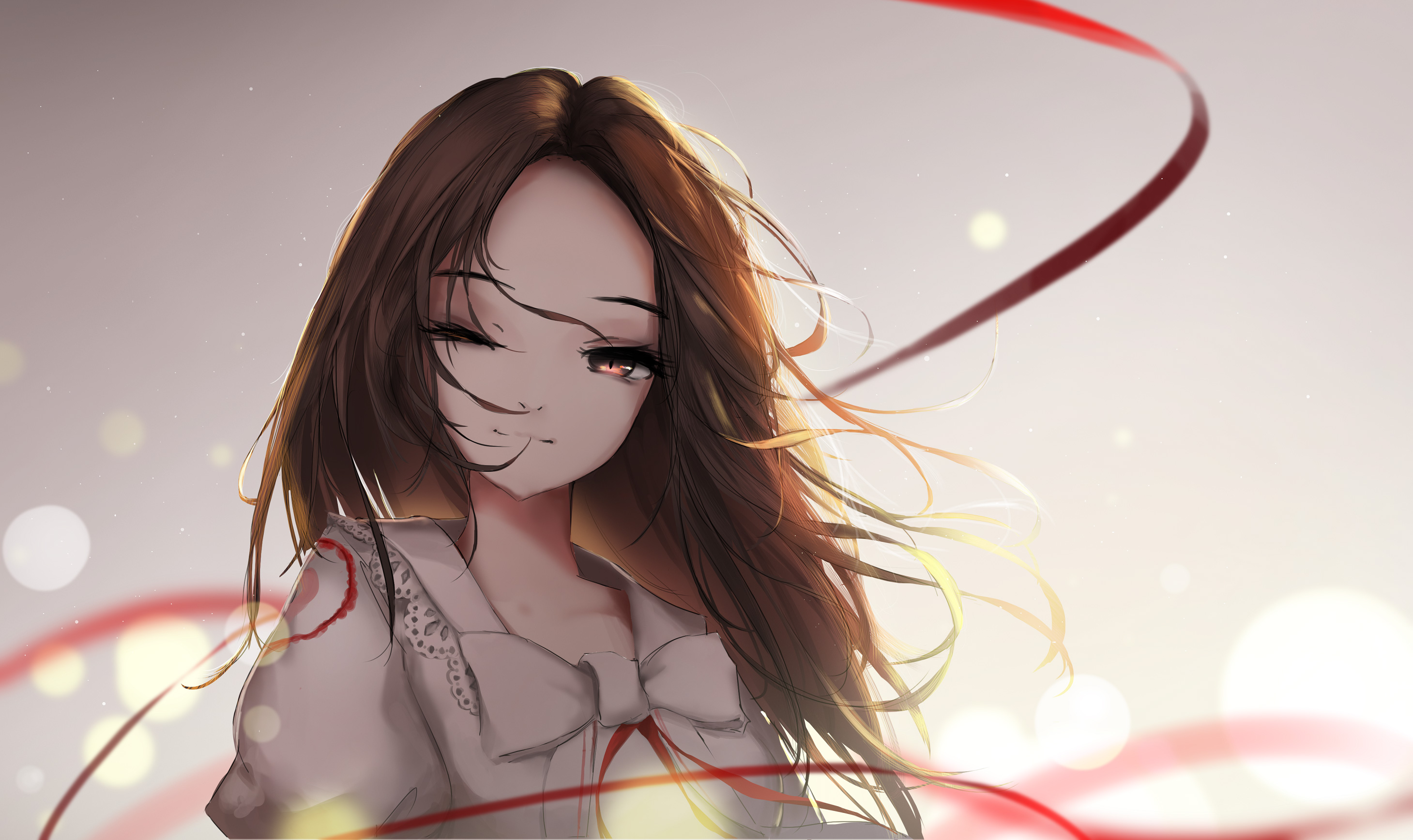 Anime Girl With Black Hair Long Hair Two Braids Himari - Beautiful Anime  Girl With White Hair Transparent PNG - 751x1024 - Free Download on NicePNG