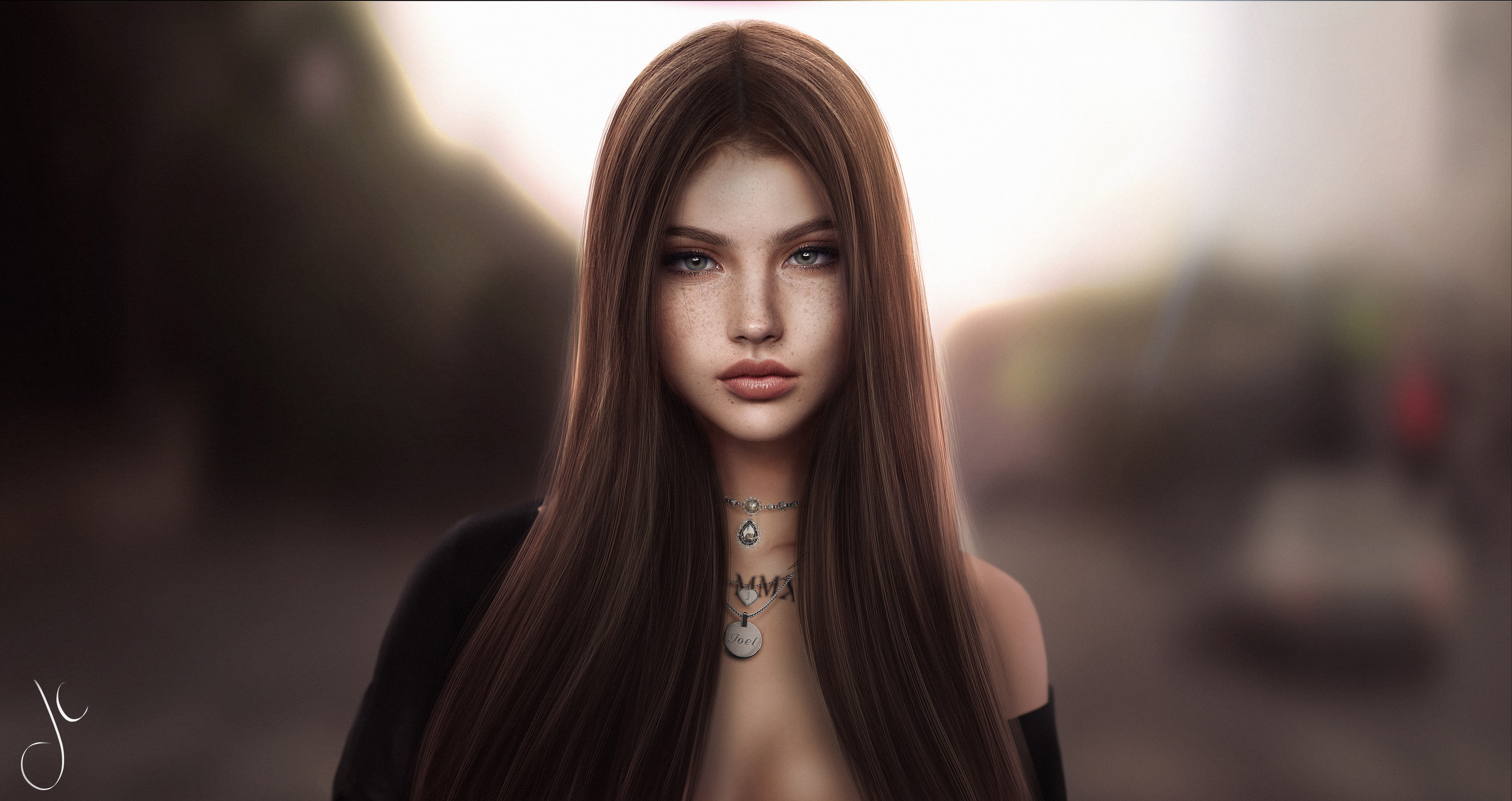 Brown Silky Hair Fantasy Girl 5k, HD Fantasy Girls, 4k Wallpapers, Images,  Backgrounds, Photos and Pictures
