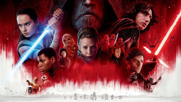 10k Star Wars The Last Jedi Wallpaper