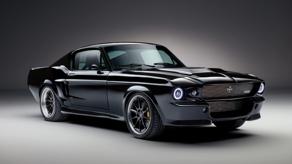 1967 Charge Cars Ford Mustang Front View 8k Wallpaper