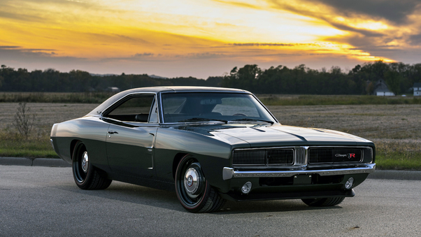1969 Ringbrothers Dodge Charger Defector Front View Wallpaper