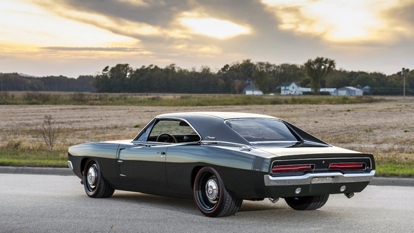 1969 Ringbrothers Dodge Charger Defector Rear View Wallpaper