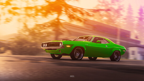 1970 Dodge Challenger RT From The Crew 2 Front Wallpaper