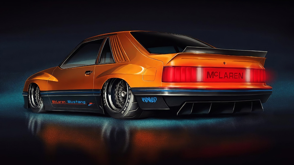 1980 M81 McLaren Mustang 4k Wallpaper