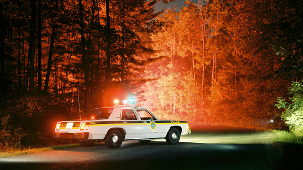 1987 Ford LTD Crown Victoria S Police Package Wallpaper