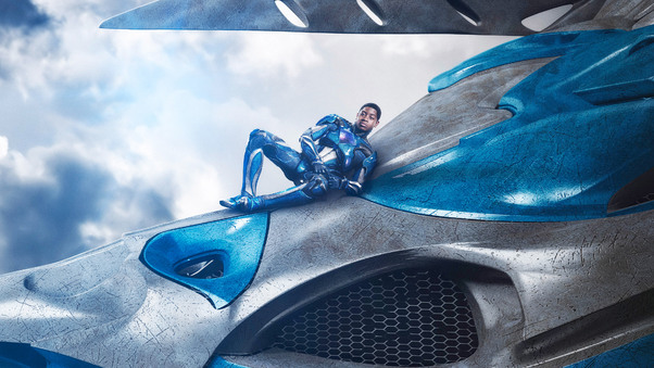 2017 Power Rangers Movie Zord Blue Wallpaper