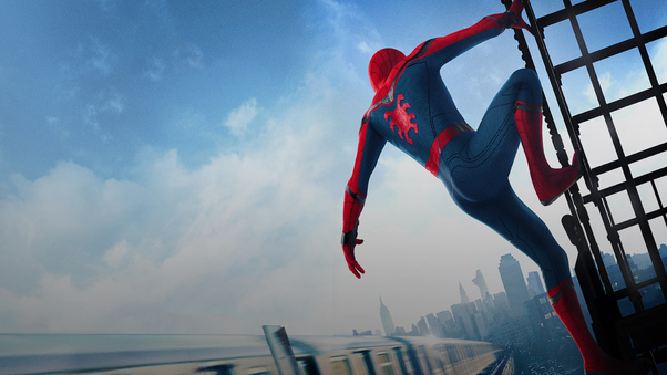 2017 Spiderman Homecoming Movie Wallpaper