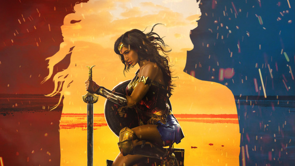 2017 Wonder Woman Artwork Wallpaper
