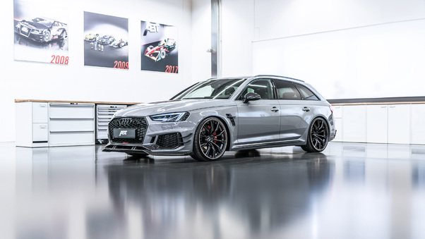 2018 ABT Audi RS 4 R Avant Side View Wallpaper