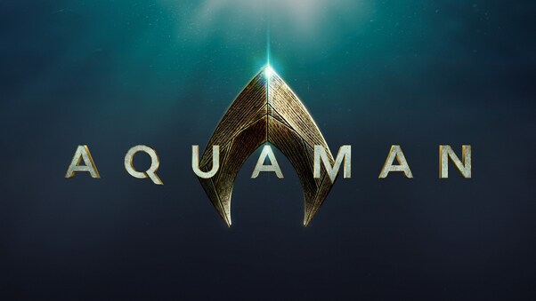 2018 Aquaman Movie Logo Wallpaper
