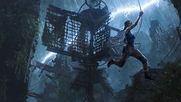 2018 Lara Croft Shadow Of The Tomb Raider Wallpaper