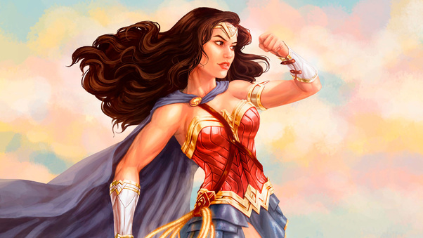 2018 Wonder Woman Digital Art Wallpaper