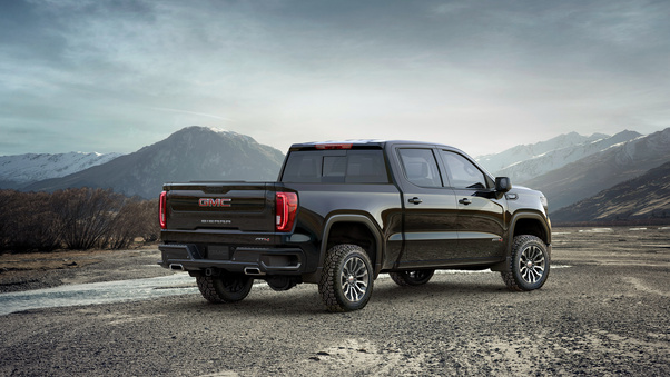 2019 GMC Sierra AT4 Rear Wallpaper