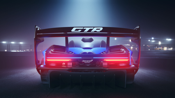 2019 McLaren Senna GTR Rear View Wallpaper