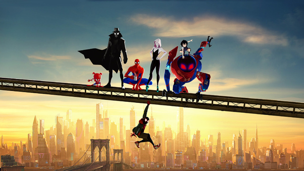 2019 SpiderMan Into The Spider Verse Movie Wallpaper