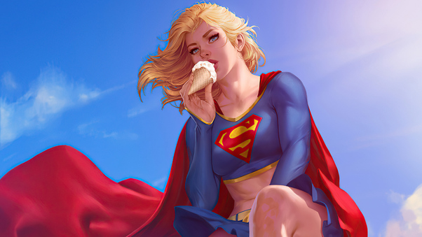 2020 4k Supergirl Artwork Wallpaper
