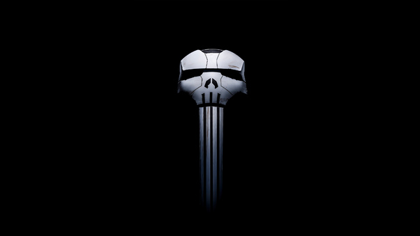 2020 Punisher Logo 4k Wallpaper