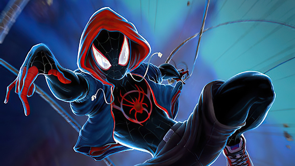 2020 Spider Man Miles Art Wallpaper