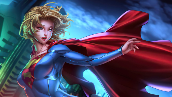 2020 Supergirl Digital Art Wallpaper