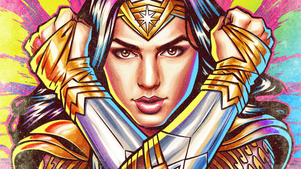 2020 Wonder Woman 84 Artwork Wallpaper