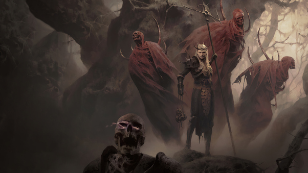 2022 Diablo IV Necromancer 4k Wallpaper