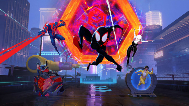 2023 Spiderman Across The Spider Verse Movie Wallpaper