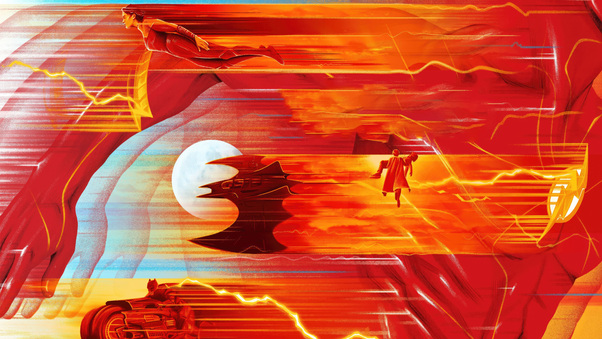 2023 The Flash Movie Poster Artwork Wallpaper