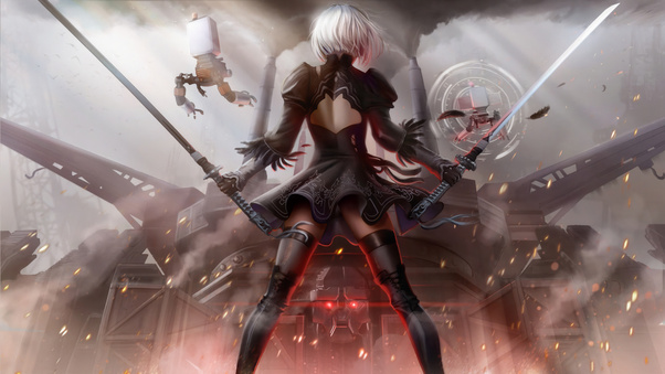 2b Nier Automata The Strongest Wallpaper