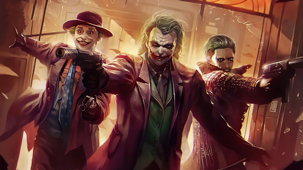 3 Jokers 4k Wallpaper