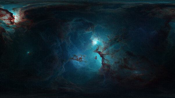 3d Nebula 4k Wallpaper