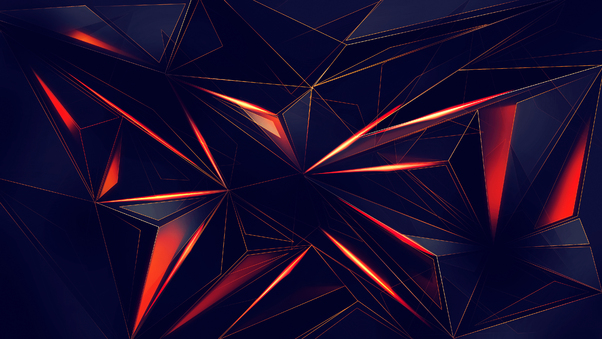 3d Shapes Abstract Lines 4k Wallpaper