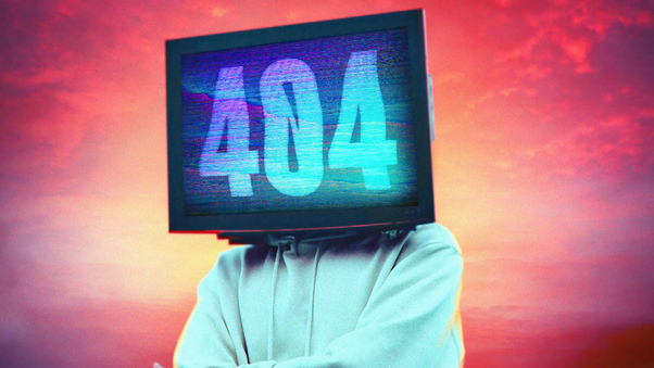 404 Monitor Mask 4k Wallpaper