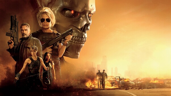 4k 2019 Terminator Dark Fate Movie Wallpaper