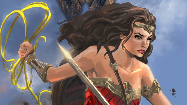 4k Artwork Wonder Woman Wallpaper