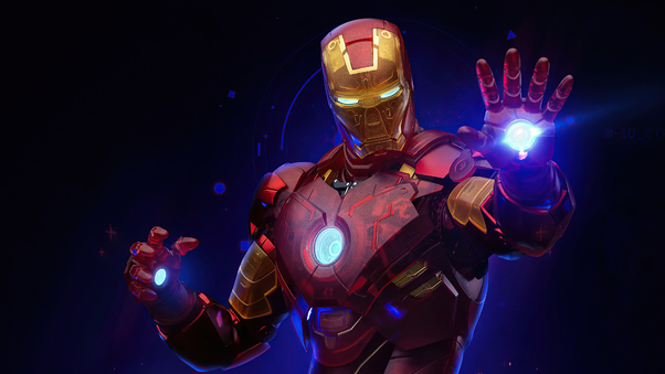4k Iron Man Holographic 2020 Wallpaper