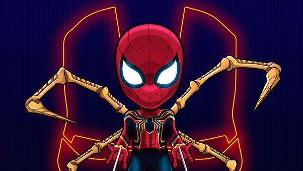 4k Iron Spider Man Art Wallpaper