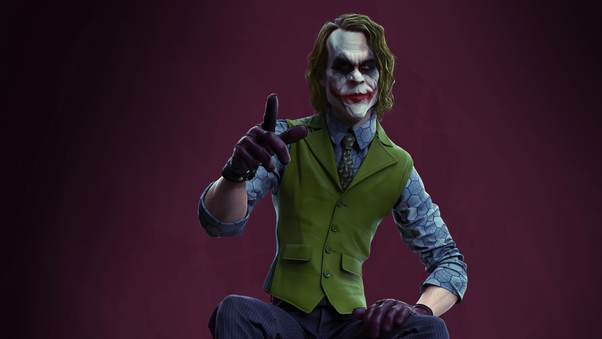 4k Joker Sitting Wallpaper