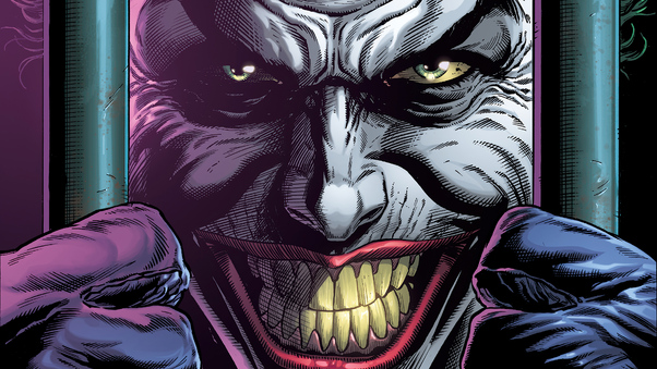 4k Joker Smile Wallpaper