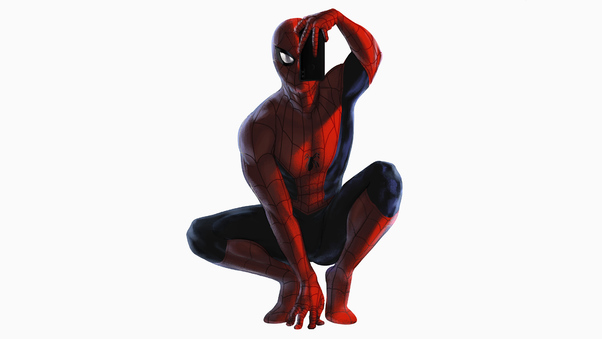4k Spider Man Clicking Pictures Wallpaper
