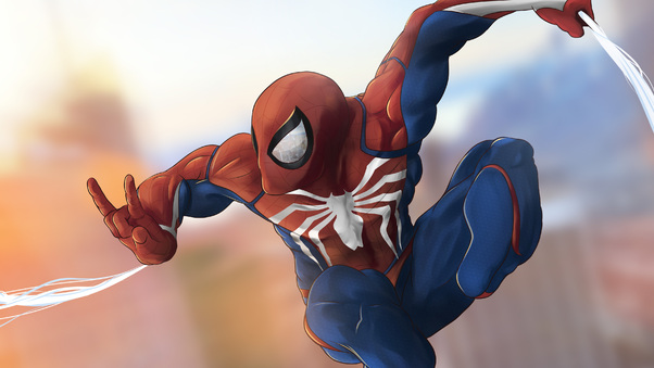 4k Spiderman Art Wallpaper