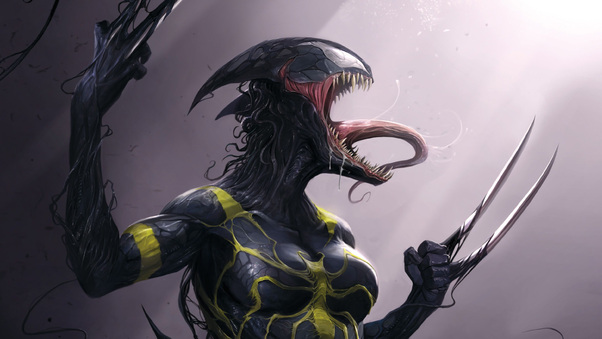 4k Venom Artwork Wallpaper