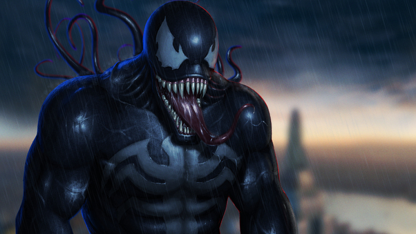 4k Venom Digital Art Wallpaper