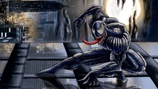 4k Venom New Artwork Wallpaper