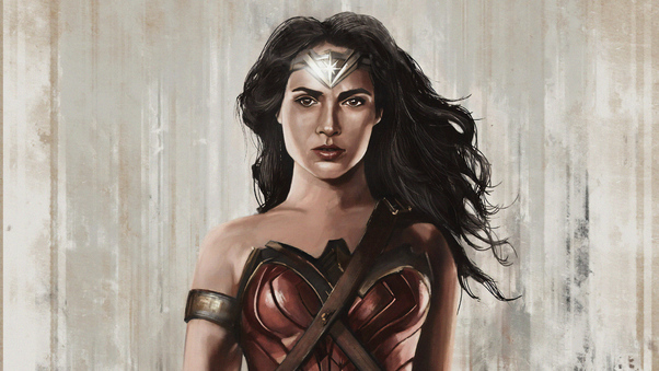 4k Wonder Woman Sketch Wallpaper