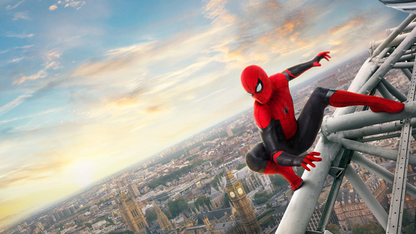 5k Spider Man Far From Home Wallpaper